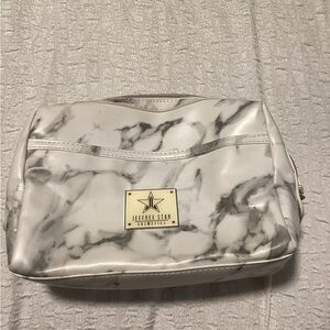 Jeffree Star White and Gray Marble Pouch